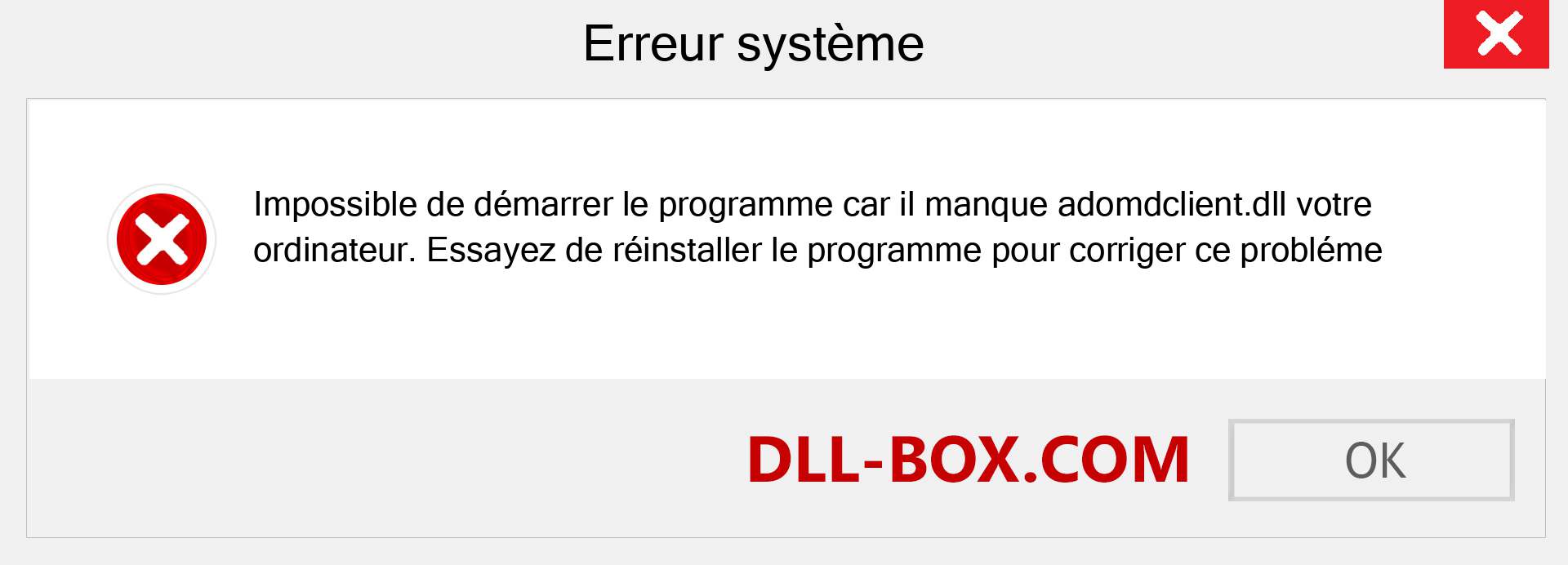 Le fichier adomdclient.dll est manquant ?. Télécharger pour Windows 7, 8, 10 - Correction de l'erreur manquante adomdclient dll sur Windows, photos, images